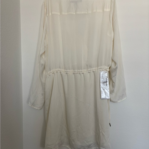 BCBGMaxAzria Cream tie dress nwot size xl - Picture 2 of 4